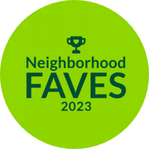Nextdoor Neighborhood Fave 2023 logo